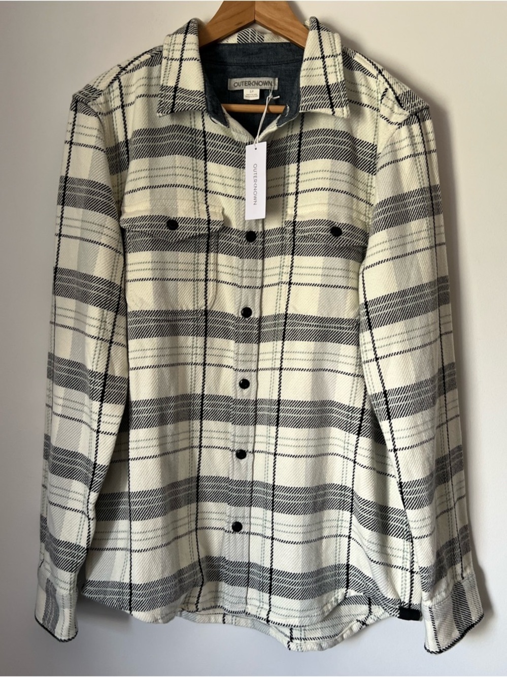 Outerknown Blanket Shirt Heavyweight Organic Cotton Twill Adventure Outdoors NEW
